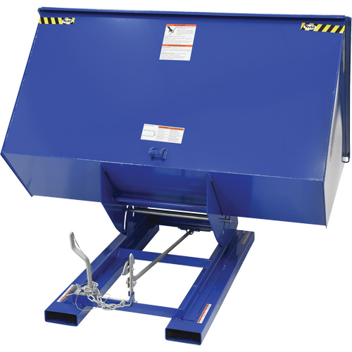 Conteneur autobasculeur, Acier, 3 vg³, Bleu Equipex