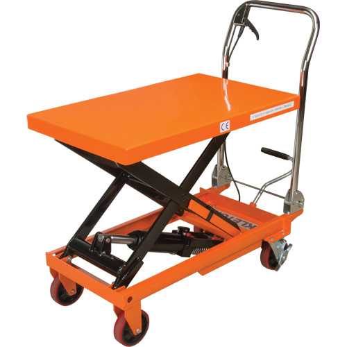 Table &eacute;l&eacute;vatrice &agrave; ciseaux hydraulique, 32" lo x 19-3/4" la, Acier, Capacit&eacute; 660 lb Equipex