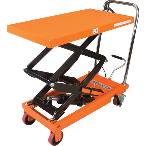 Table &eacute;l&eacute;vatrice &agrave; ciseaux hydraulique, 35-3/4" lo x 19-3/4" la, Acier, Capacit&eacute; 770 lb Equipex