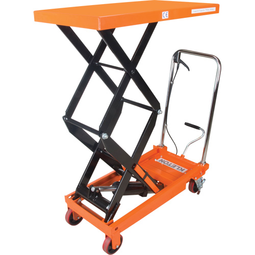 Table &eacute;l&eacute;vatrice &agrave; ciseaux hydraulique, 35-3/4" lo x 19-3/4" la, Acier, Capacit&eacute; 770 lb Equipex