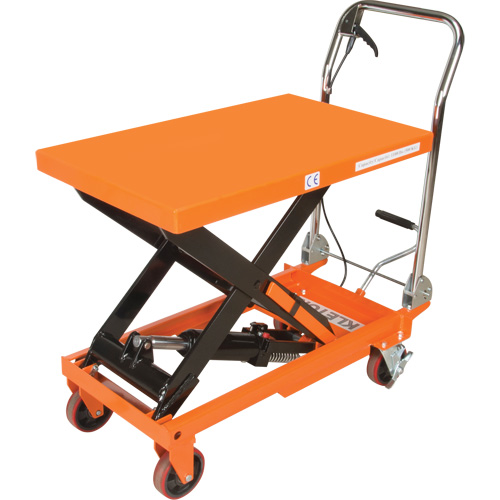 Table &eacute;l&eacute;vatrice &agrave; ciseaux hydraulique, 32" lo x 19-3/4" la, Acier, Capacit&eacute; 1100 lb Equipex