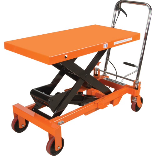 Hydraulic Scissor Lift Table, 39-1/2" L x 20" W, Steel, 1650 lbs. Capacity Equipex