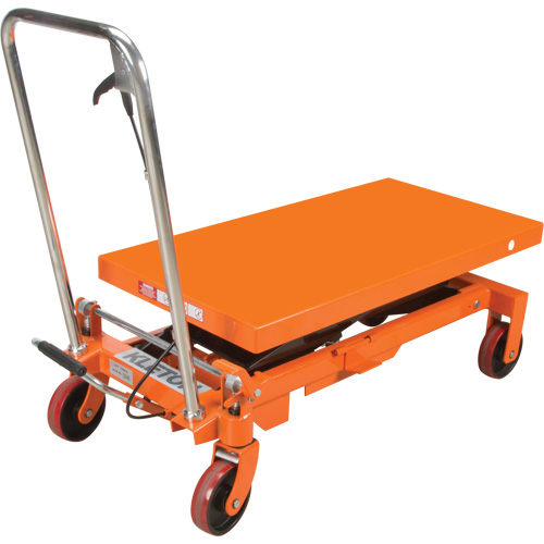 Hydraulic Scissor Lift Table, 39-1/2" L x 20" W, Steel, 1650 lbs. Capacity Equipex