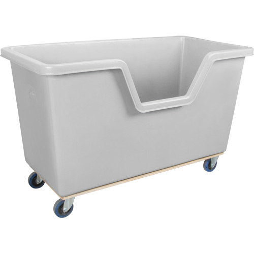 Easy Access Box Truck, Polyethylene, 63" L x 34-1/4" W x 38-1/2" H, 24 cu. ft. Volume, 1200 lbs. Capacity Equipex