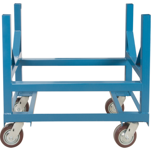 Pipe & Bar Cradle Truck, 24" L x 24" W x 34" H, 2500 lbs. Capacity, Polyurethane Wheels Equipex