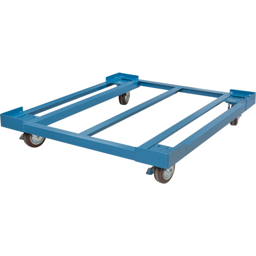 Socle roulant pour palette, 48,5" la x 43" p x 8" h, Capacit&eacute; de 3000 lb Equipex
