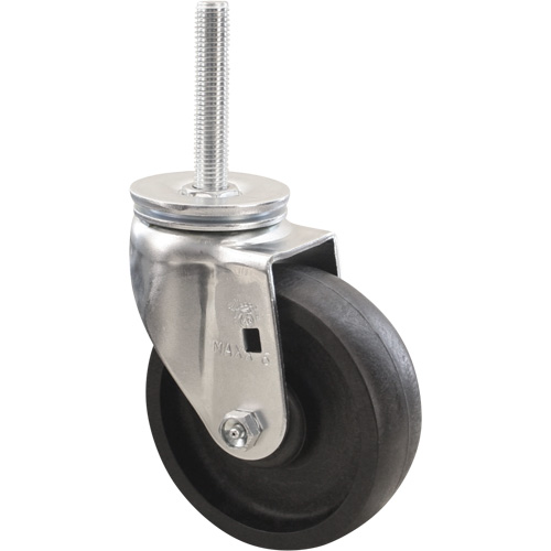 Emaxx RollX Wow Caster, Swivel with Brake, 6" (152.4 mm) Dia., 1200 lbs. (544.3 kg.) Capacity Equipex