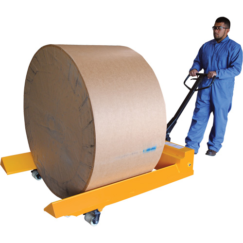 Roll Pallet Truck, Steel, 48" L x 7.5" W, 4000 lbs. Capacity Equipex