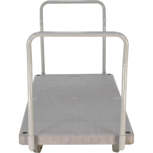 Chariot &agrave; plateforme en plastique robuste, 60" lo x 30" la, 3000 lb cap, Roues Polyur&eacute;thane Equipex