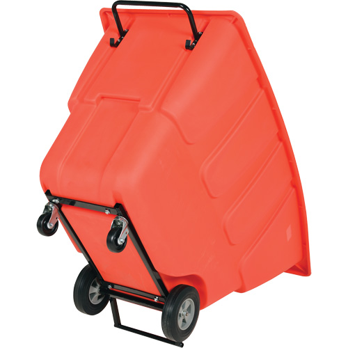 Chariot basculeur, Poly&eacute;thyl&egrave;ne, 0,5 vg³, Capacit&eacute; de charge de 450 lb Equipex