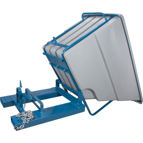 Conteneurs autobasculeurs, Poly&eacute;thyl&egrave;ne, 1-1/10 vg(3), Gris Equipex