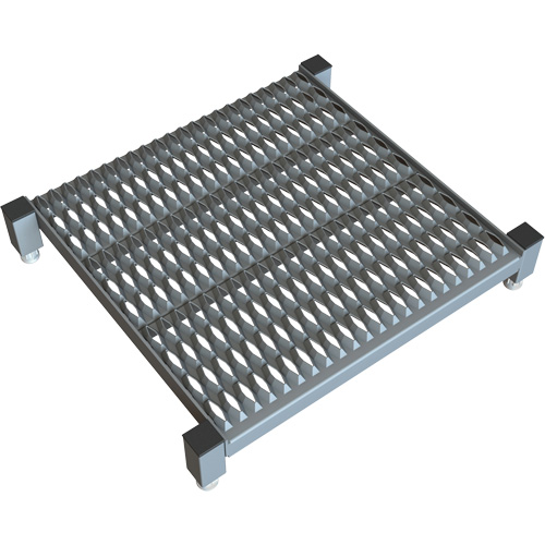 Adjustable Height One-Step Work Platform, 24" W x 24" D, 800 lbs. Capacity, All-Welded Equipex