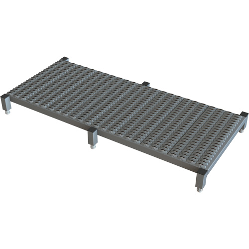 Adjustable Height One-Step Work Platform, 24" W x 59" D, 800 lbs. Capacity, All-Welded Equipex