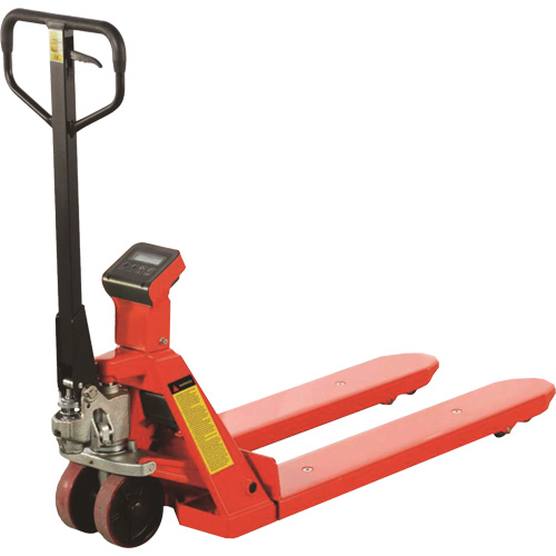 Eco Weigh-Scale Pallet Truck, 48" L x 27" W, 4400 lbs. Cap. Equipex