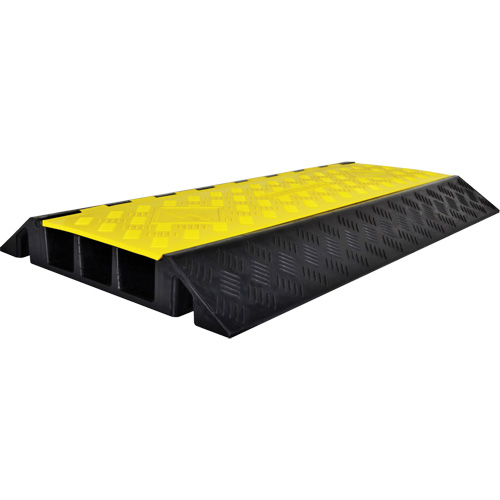 Protecteur de c&acirc;ble droit robuste Powerhouse, 3 canaux, 36" lo x 19,75" la x 3" h Equipex