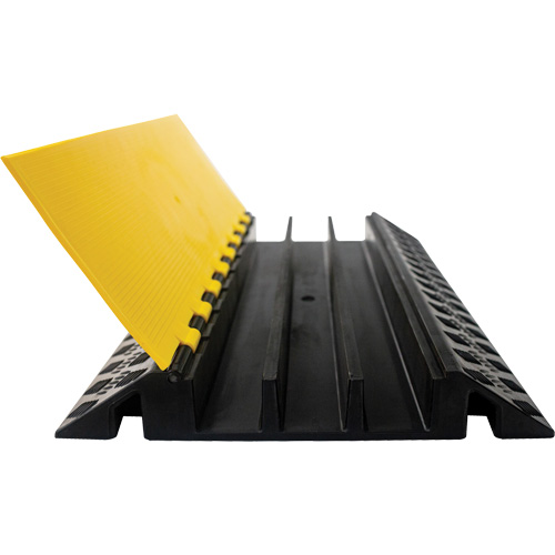 Protecteur de c&acirc;ble droit robuste Powerhouse, 3 canaux, 36" lo x 19,75" la x 3" h Equipex