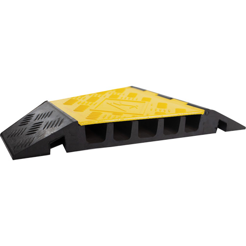 Protecteur de c&acirc;ble tourne-&agrave;-gauche robuste Powerhouse, 5 canaux, 12" lo x 19,75" la x 2,25" h Equipex