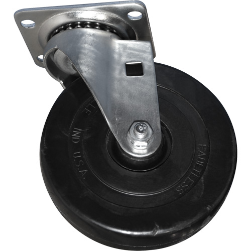 Roulette pivotante souple pour chariot caisson Equipex