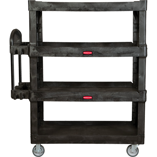 Heavy-Duty Ergo Utility Cart, 4 Tiers, 24-1/4" x 62-2/5" x 54-1/10", 700 lbs. Capacity Equipex