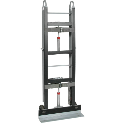 Diable pour &eacute;lectrom&eacute;nagers et machines distributrices, Aluminium, Capacit&eacute; 550 lb, 24" la x 61" h Equipex