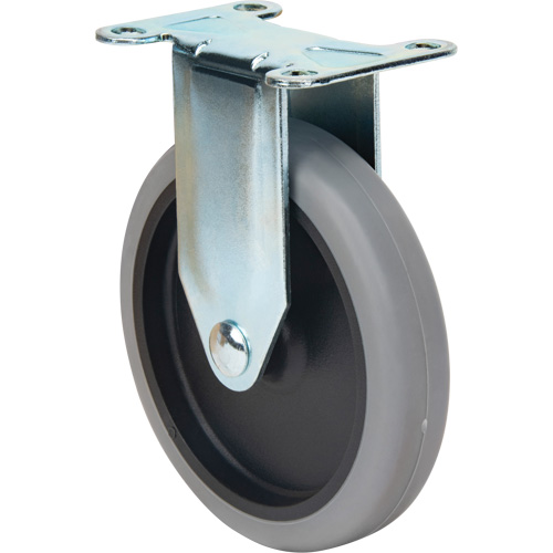 Ensemble de roulettes de rechange, 5" (127 mm), Caoutchouc TPR, 500 lb (226,7 kg) Equipex
