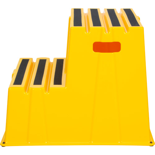 Industrial Step Stool, 2 Steps, 26" x 22-7/16" x 19-11/16" High Equipex