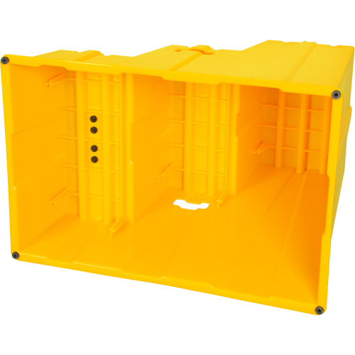 Industrial Step Stool, 3 Steps, 34-13/16" x 22-7/16" x 28-1/2" High Equipex