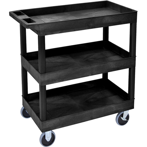 Tub Cart, 3 Tiers, 35-1/4" x 37-1/4" x 18", 375 lbs. Capacity Equipex