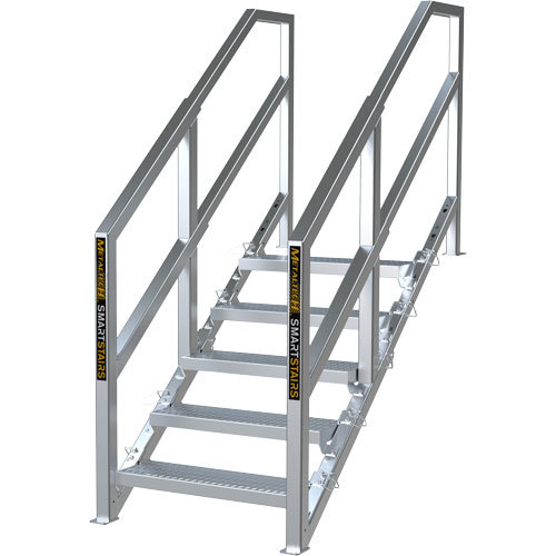 Escalier Smartstairs t&eacute;lescopique &agrave; 3-5 marches en aluminium Equipex