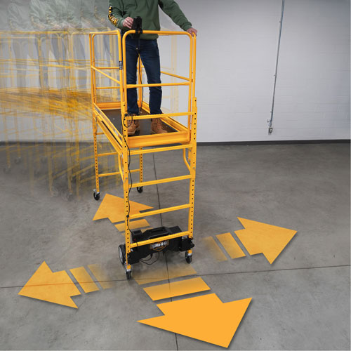 Syst&egrave;me de motorisation pour &eacute;chafaudage Climb-N-Go Equipex