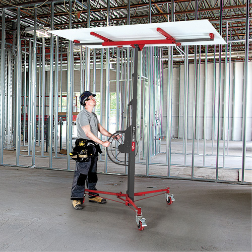 Appareils de levage pour panneaux de cloisons s&egrave;ches Bulidman Equipex