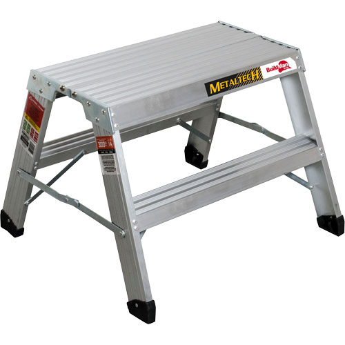 Poste de travail chevalet de sciage portatif, Cadre Aluminium, 12-1/4" p x 24" h Equipex