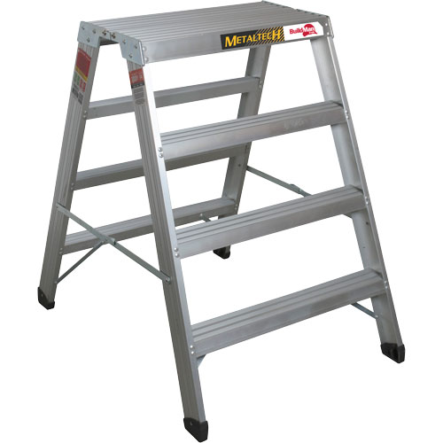 Poste de travail chevalet de sciage portatif, Cadre Aluminium, 12-1/4" p x 48" h Equipex