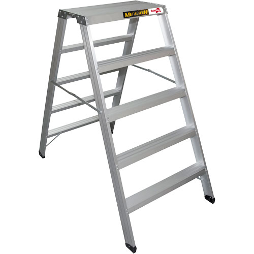 Portable Work-Stand Saw Horse, Aluminum Frame, 12-1/4" D x 56" H Equipex