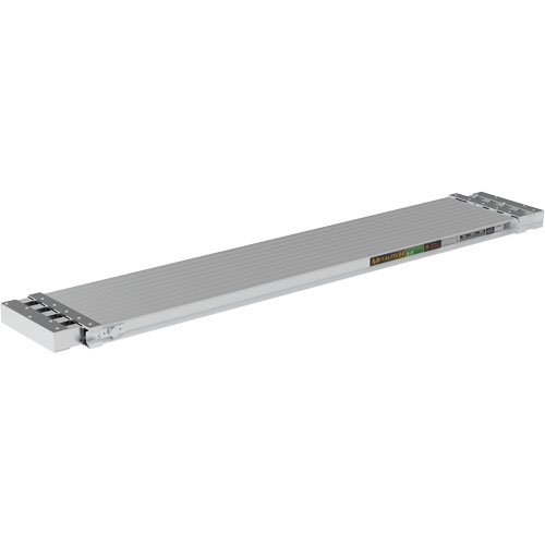 Planche de travail t&eacute;lescopique, 108" la x 12" pr, Capacit&eacute; de 250 lb, D&eacute;mont&eacute; Equipex
