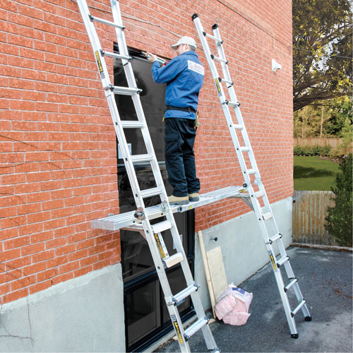 Planche de travail t&eacute;lescopique, 108" la x 12" pr, Capacit&eacute; de 250 lb, D&eacute;mont&eacute; Equipex