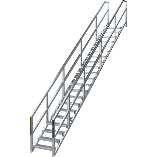 Syst&egrave;me d'escalier modulaire pour la construction de 17-21 marches SmartStairs, 157-1/2" ha Equipex