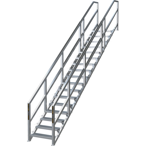 Syst&egrave;me d'escalier modulaire pour la construction de 17-21 marches SmartStairs, 157-1/2" ha Equipex