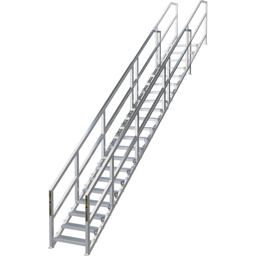 Syst&egrave;me d'escalier modulaire pour la construction de 17-21 marches SmartStairs, 157-1/2" ha Equipex