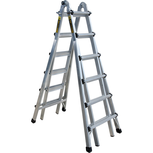 &eacute;chelle t&eacute;lescopique multifonction, Aluminium, 300 lb Equipex