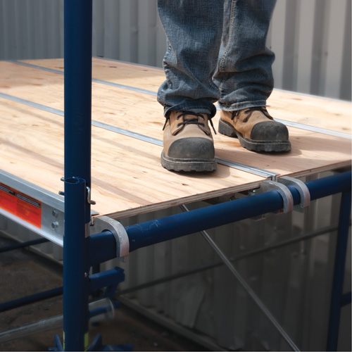 Complete Scaffold Tower with Casters, 69-1/2" D x 178" H Equipex
