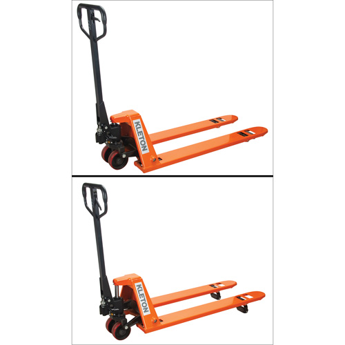 Transpalettes hydrauliques &agrave; profil bas, 48" lo x 20,5" la, Capacit&eacute; de 3300 lb Equipex