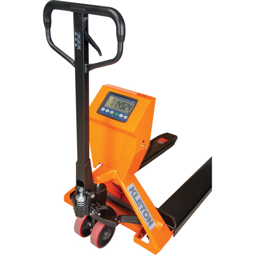 Transpalette &agrave; balance num&eacute;rique, 44,5" lo x 27,75" la, Capacit&eacute; de 4400 lb Equipex