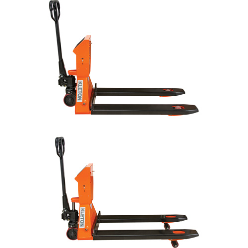 Transpalette &agrave; balance num&eacute;rique, 44,5" lo x 27,75" la, Capacit&eacute; de 4400 lb Equipex