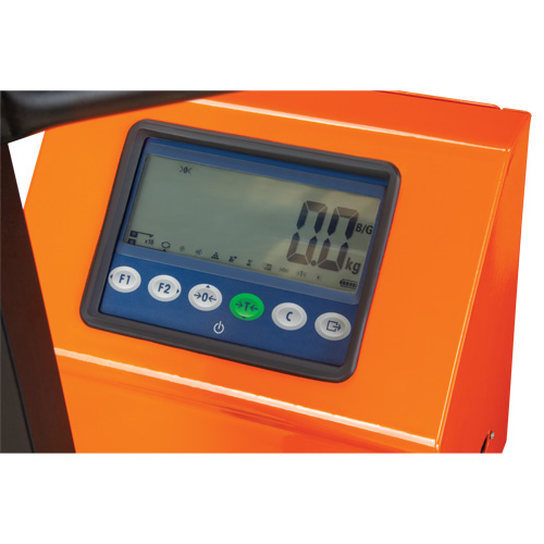 Transpalette &agrave; balance num&eacute;rique, 44,5" lo x 27,75" la, Capacit&eacute; de 4400 lb Equipex