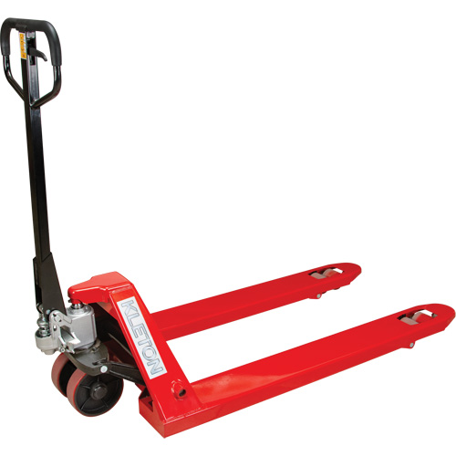 Manual Pallet Truck, Steel, 48" L x 27" W, 5500 lbs. Capacity Equipex