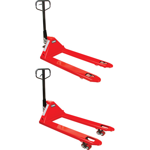 Manual Pallet Truck, Steel, 48" L x 27" W, 5500 lbs. Capacity Equipex