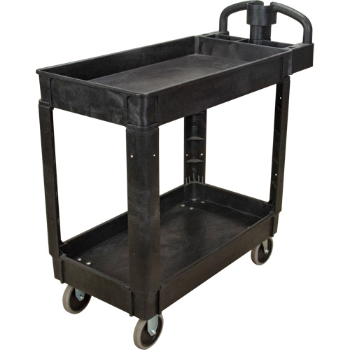 Chariot utilitaire, 2 tiers, 17-1/8" x 33-1/2" x 37-5/8", Capacit&eacute; 550 lb Equipex