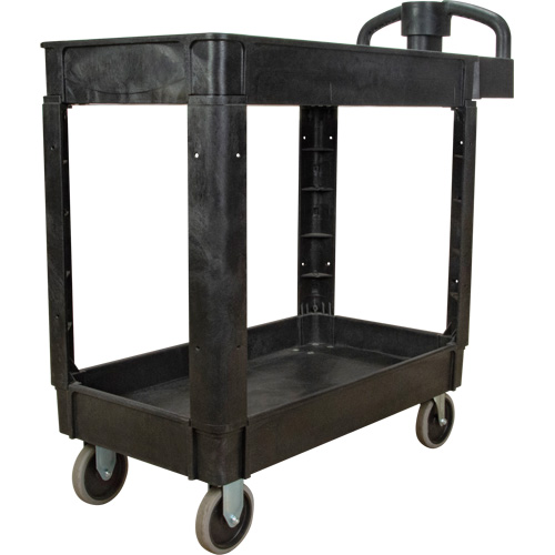 Chariot utilitaire, 2 tiers, 17-1/8" x 33-1/2" x 37-5/8", Capacit&eacute; 550 lb Equipex