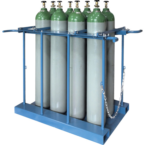 8-Cylinder Forklift Cylinder Storage Caddy Equipex